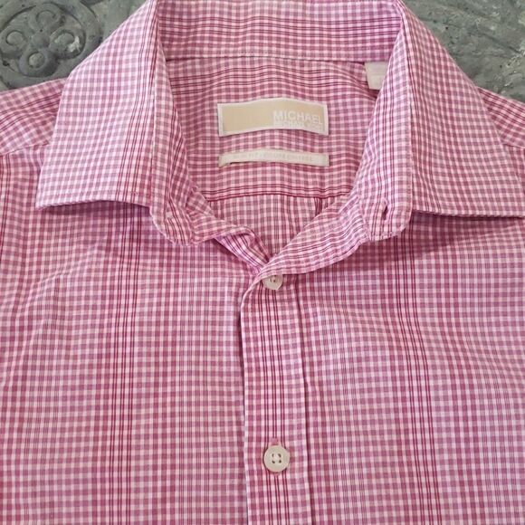 MICHAEL KORS COTTON DRESS SHIRT - Picture 2 of 4